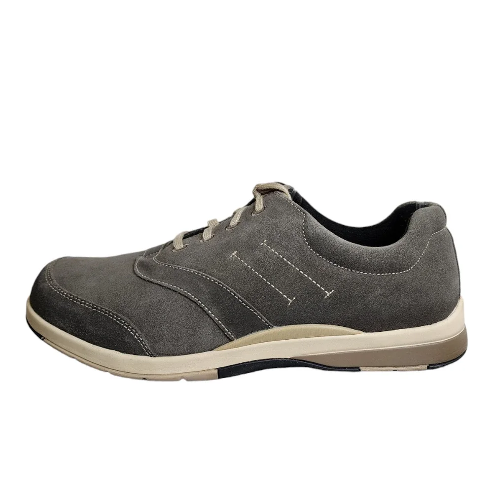 Drew Columbia Grey Suede Comfort Sneaker Wide Width WW 13